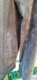 pánský semišový kabátek vel. 52 (hnědý, jarní/podzimní) - 10