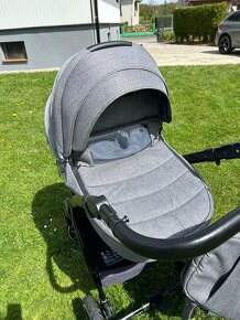 Kočárek NOORDI Fjordi III 2 v 1, dark grey - 10