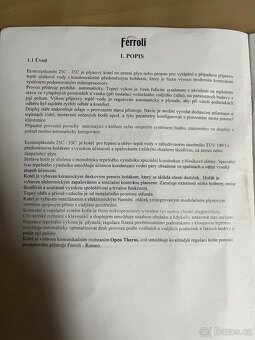 Plynový kotel Ferroli econceptkombi 25c - 10