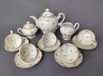 Úžasná porcelánová mokka souprava Otto Hädrich Witwe (OHW) - 10