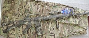 airsoft M16A3 WELL manuál, DIY KRYLON camo příslušenství ABS - 10