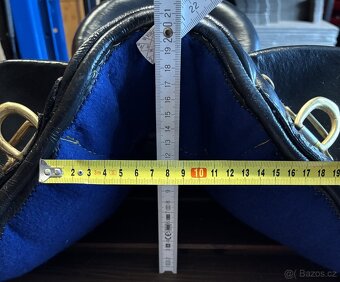 Australské sedlo bez hrušky černé krátké - 10