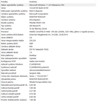 nově repasovaný značkový PC TRILINE - 10