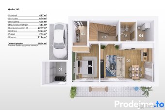 Prodej rodinného domu č. 1 - 5+kk, 125 m2 - Beřovice - 10