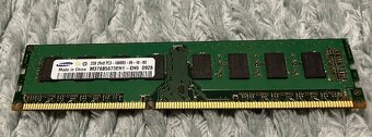 Paměti RAM do PC, typu DDR, DDR2 a DDR3, uvedená cena za vše - 10