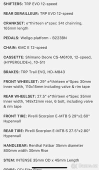 ŠPIČKOVÉ ELEKTROKOLO INTENSE TAZER MX ALLOY - 10