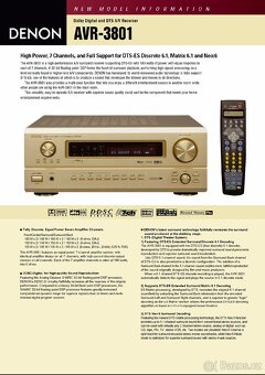 DENON AVR 3801, DÁLKA - 10