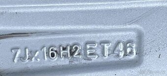 Skoda FABIA disky silber 7jxR16 ET46 215 45 R16 letné - 10