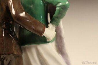Alfred Otto KÖNIG (1871-1940) Porcelánová figurka míšeňského - 10
