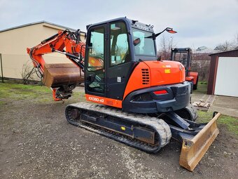 minibagr Kubota KX 080-4, dělené rameno - 10
