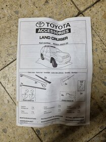 Hliníkové příčníky originál Toyota - 10
