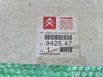 ozdobný dekor výdechů palubní desky Citroen C5 942547 , 9425 - 10