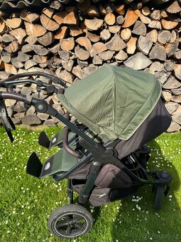 Dvojčecí kočár TFK DUO 2 2023 olive - 10