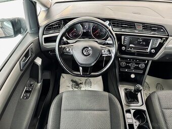 VW Touran III 1.6TDI/81Kw/2016/7-MÍST/1.MAJITEL/HEZKÝ STAV - 10
