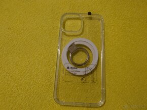 Zesílený průhledný magnetický obal na iPhone 14 - 10