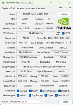 🖥️Herní PC RYZEN 7 5800X,RTX 3070,32 GB RAM,1 TB SSD,AIO - 10