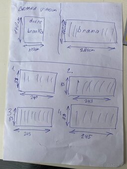 Branka s bránou + plot 4 kusy barva šedá materiál kov - 10