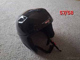 Dětské lyže 90+110, helmy a brýle - 10