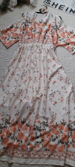 Shein květované dlouhé šaty - NOVÉ - 10