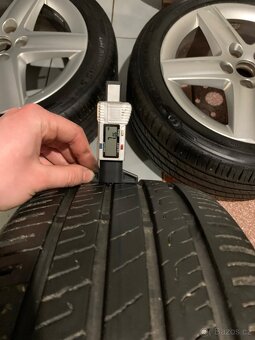 Alu kola AUDI R17 5X112 LETNÍ PNEU 225/45 R17 100% Vzorku - 10