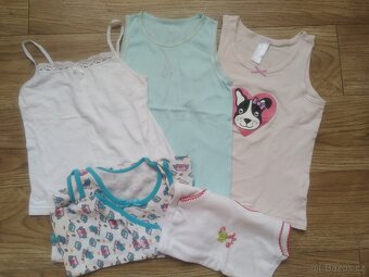 Tričko, kalhoty, saty, mikina, sukynka..holčička, 5 let - 10