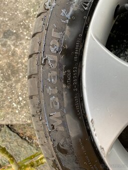 Alu disky + pneu 4ks Vw golf gti 7,5x17h2 et 51 - 10