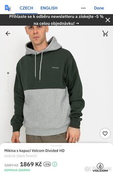 GAP, HEAD a Volcom oblečení 11-14 let - 10