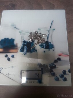 Stříbrný řetízek a naramek - 10