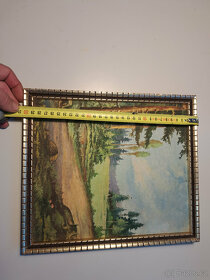 Starožitné obrazy s podpisama - 10