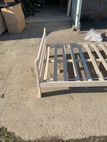 drevena postel 120x200 borovice S rostem Nova - 10
