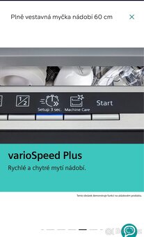 Nová myčka IQ 500 SIEMENS SN65EX12CE , třída A - 10