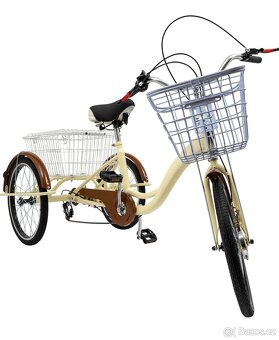 20palcu tříkolka pro dospělé, 8 rychlosti s košíkem - 10
