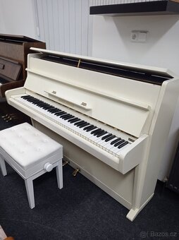 Piano, pianino, klavír bílý Petrof- Forster - 10