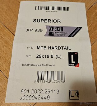 SUPERIOR XP 939 XT Záruka velikost (L ) - 10