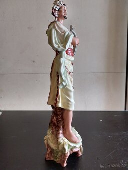 porcelánová sošky cikánky a cikána royal dux bohemia - 10