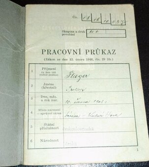 2x pracovní průkaz, 1x reisepass - 10
