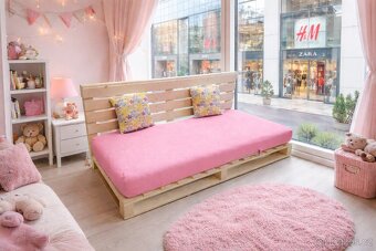 Postele v designu Palet - 10