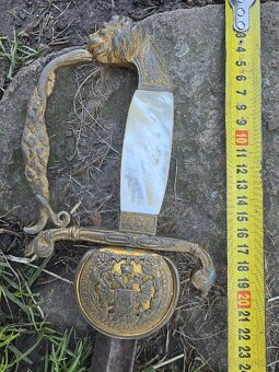 KRÁSNÁ STARÁ PERLEŤOVÁ ŠAVLE/ KORD VZOR 1849 RU - 10