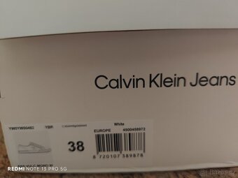 CALVIN KLEIN Jeans biele tenisky - 10