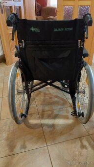 invalidní mechanický odehčený vozík ,šířka sedáku 50cm - 10