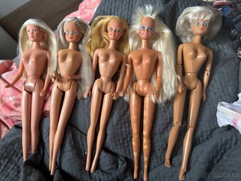 Retro stare panenky barbie mattel a simba celek - 10