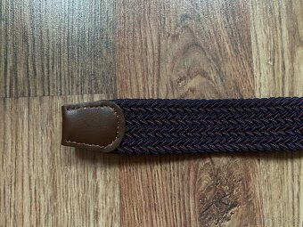 Nový pánský pružný opasek BANDI - L/XL, vínový - 10