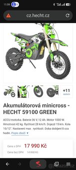 Dětská elektrická motorka Hecht - 10
