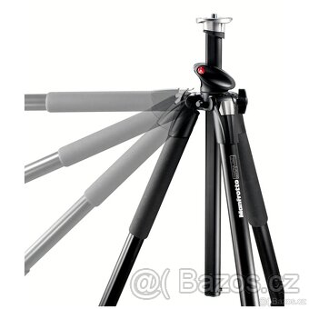 Manfrotto 055XPROB PRO TRIPOD BLACK + Manfrotto 229 Hlava 3D - 10