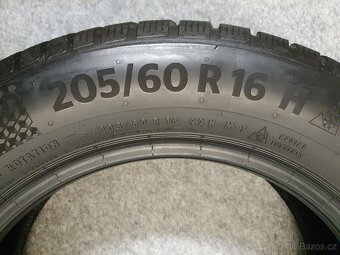 2x ZÁNOVNÍ 205/60 R16 Zimní pneu Continental WC TS870P - 10