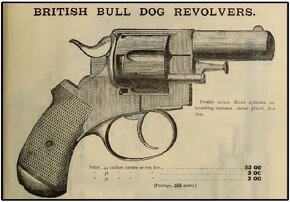 Americký Revolver Bulldog 38 S&W 5 Ran 1890 - 10