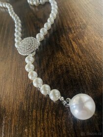 Luxusní perlový náhrdelník - krásný dárek na Vánoce - 10