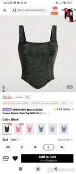 Dámské oblečení S/M/L mix, paruky - 10