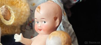 Starožitné porcelánky A.M, Heubach, Kewpie, K+W... - 10