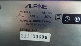 ALPINE (Luxman) AL-65 " Bezchybný stav  " - 10